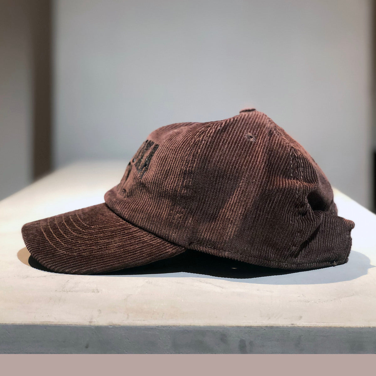 FUKUOKACITYcap(ニューハッタンコーデュロイ)ダークブラウン
