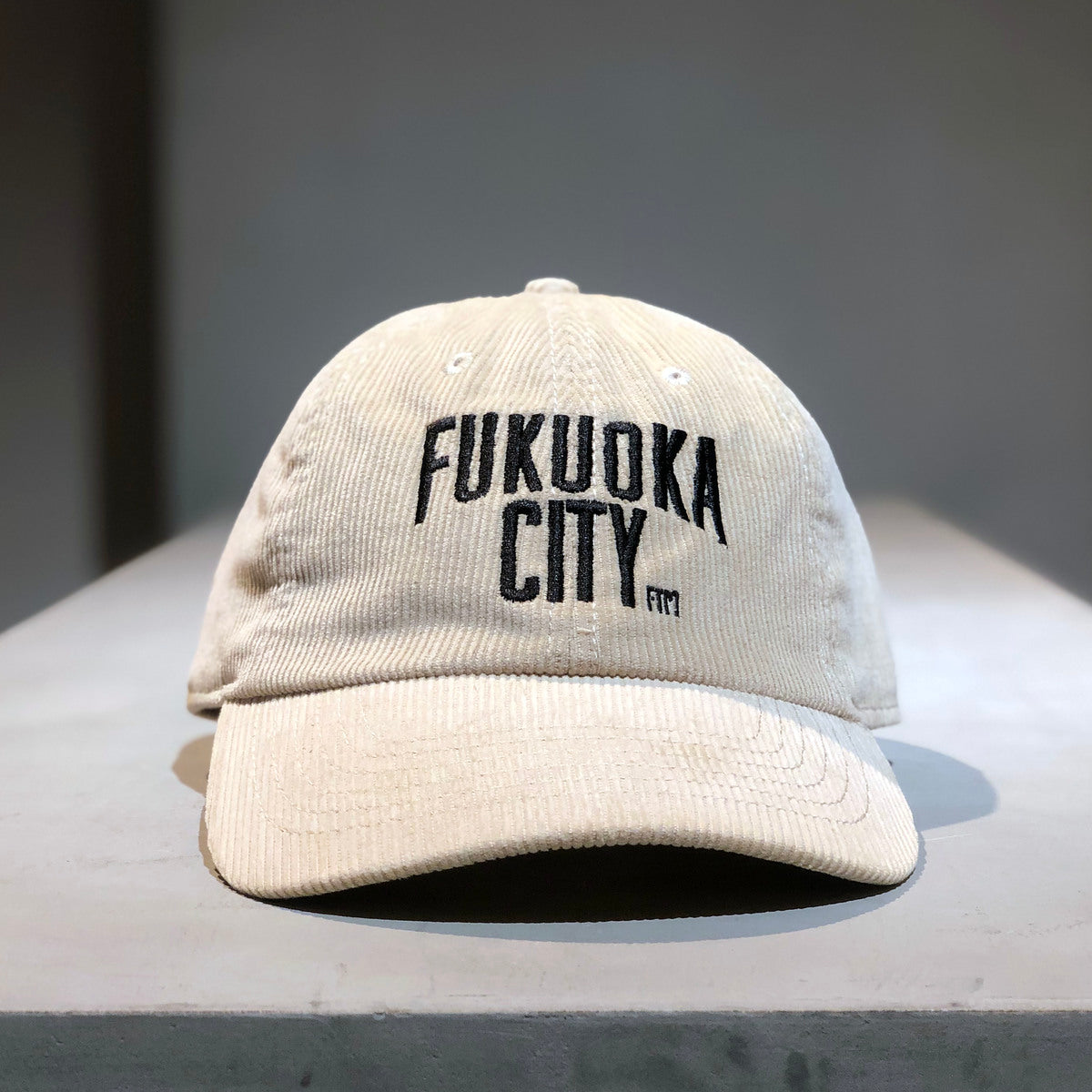 FUKUOKACITYcap(ニューハッタンコーデュロイ)ベージュ