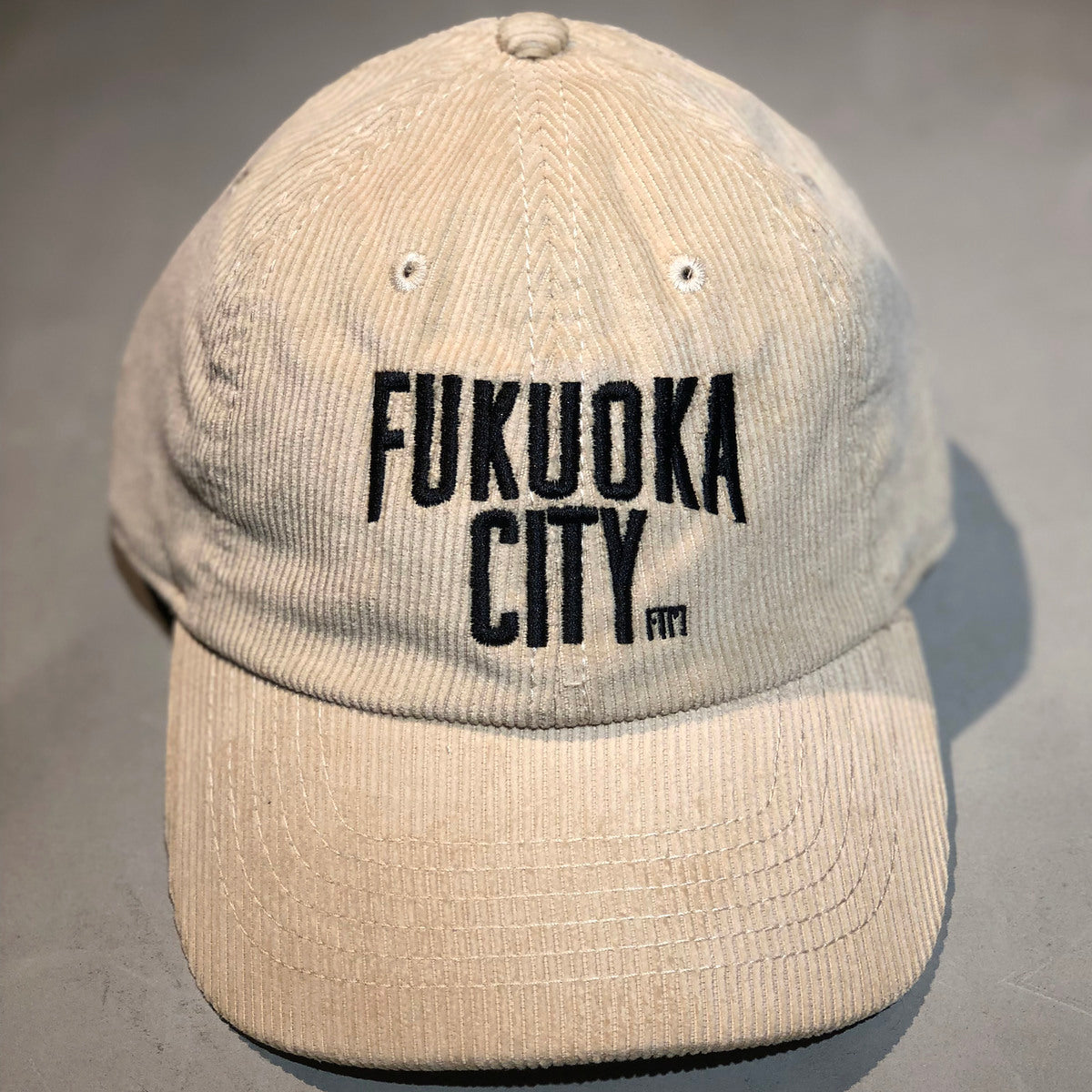 FUKUOKACITYcap(ニューハッタンコーデュロイ)ベージュ