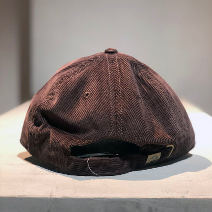 FUKUOKACITYcap（ニューハッタンコーデュロイ）ダークブラウン