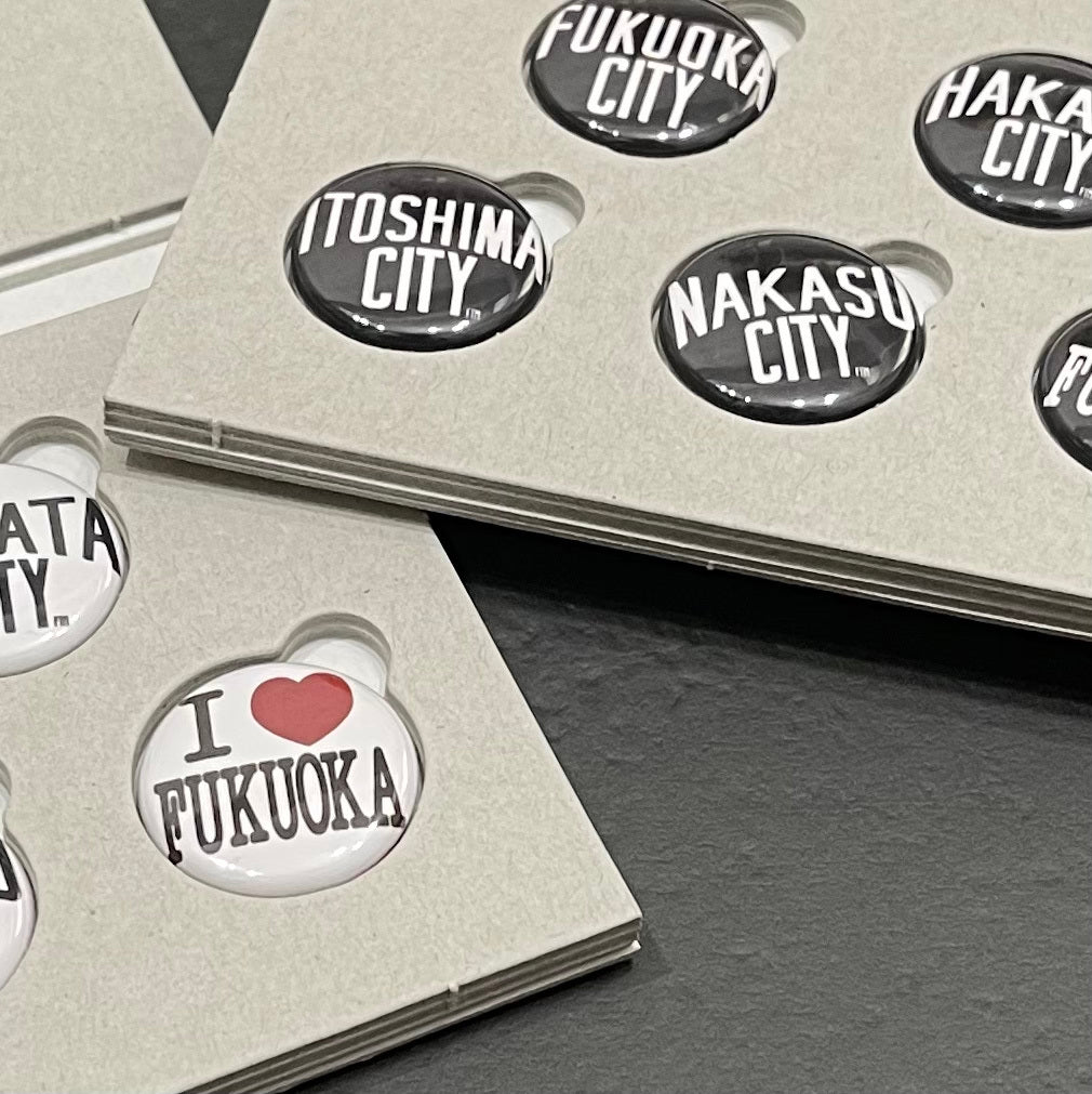 FUKUOKA CITY 缶バッチ 5個セット – 福岡Tシャツマーケット